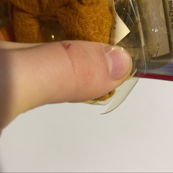 RARE TY McDonalds Teenie Beanie Baby GERMANIA the Bear 1997 Retired W/TAG. - Picture 4 of 4